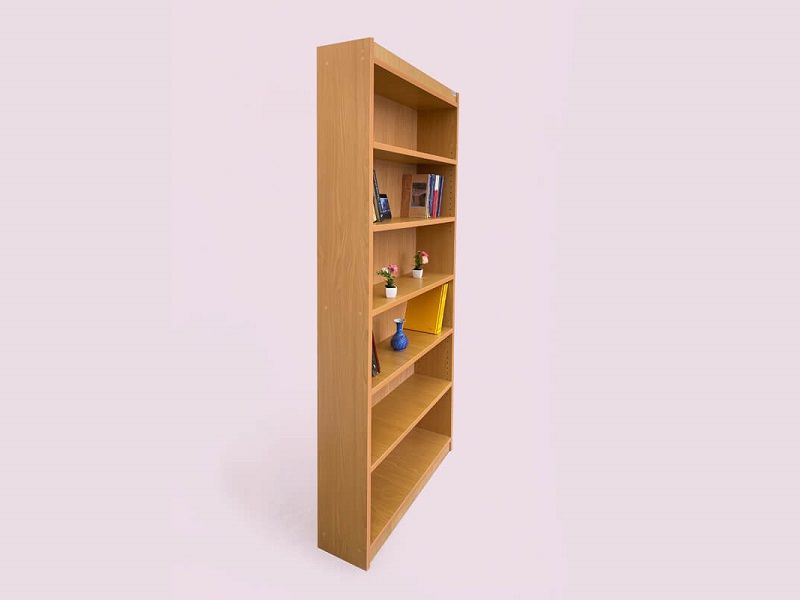 قفسه کتاب یک طرفه بلند و کوتاه (ام دی اف)